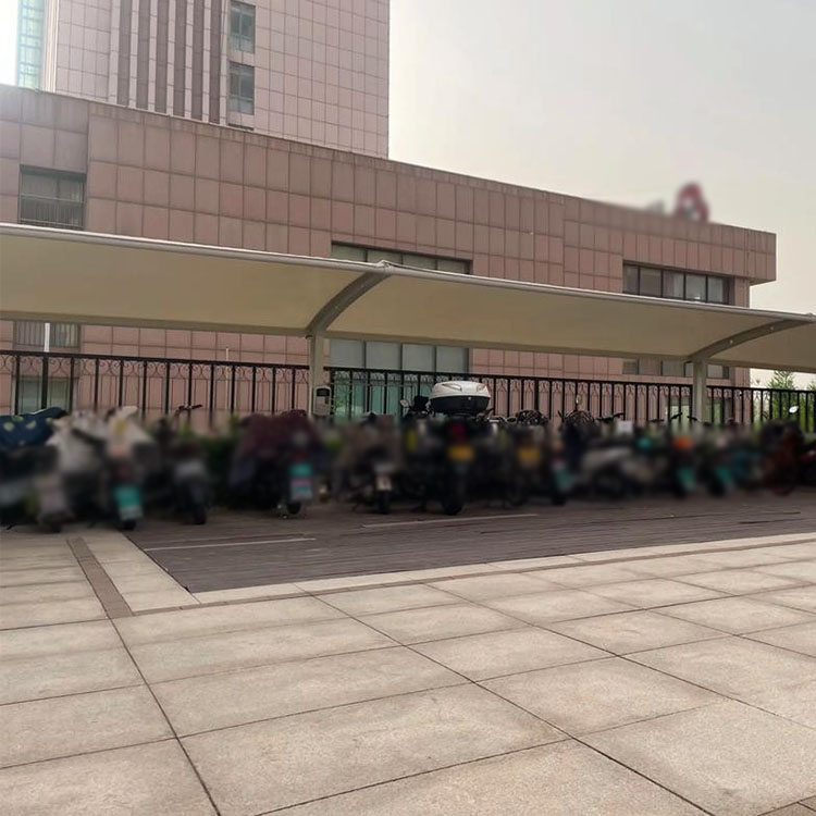 陆川县膜结构电动车棚